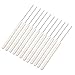 AAProTools Pack of 12 Dissecti Teasing Needle Straight with Plastic Handle