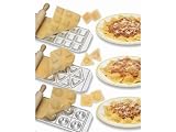 Rodillo de madera Imperia Molde de Raviolis, Aluminio, Plata, 34.799999999999997x14.4x6.8 cm