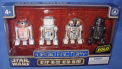 Star Wars 2018 Disney Parks Star Wars SOLO Droid Factory Set of 4