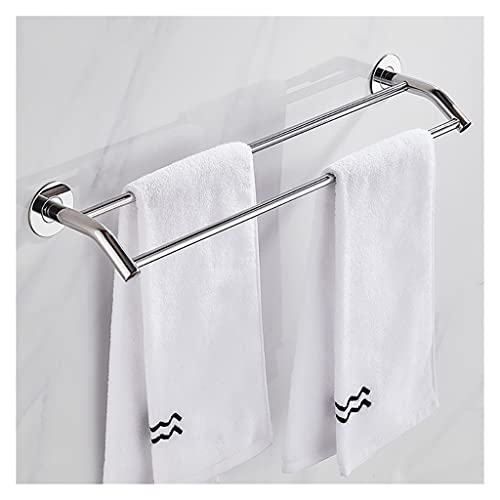 Porte-serviette acier inoxydable support douche étagère murale - 2