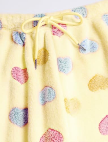 Image of ZAFUL Women's Fuzzy Plush Pajama Pants Wide Leg Pj Bottoms Lounge Pants | Soft Fluffy Sleep Pants Drawstring Elastic Waist Teddy Pjs for Women No Pockets
