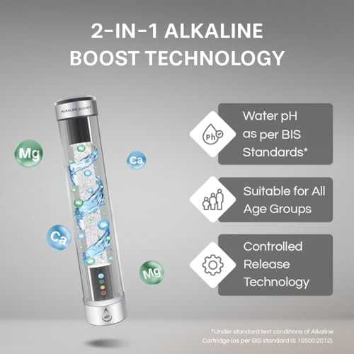 Image of Aquaguard Marvel NXT 8-Stage Alkaline Tech Water Purifier | Up to 60% Water Savings | RO+UV+Alkaline Boost Tech | Suitable for Tanker, Borewell & Municipal Sources