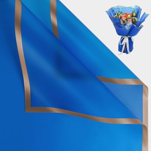 NESCCI 20 Sheet Flower Wrapping Paper - Waterproof Floral Bouquet...