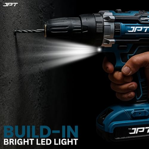 Add JPT 21V Heavy-Duty Impact Cordless Drill Machine - Image 7