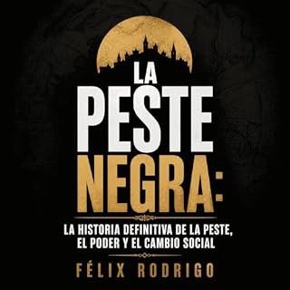 Diseño de la portada del título La peste negra: La historia definitiva de la peste, el poder y el cambio social
