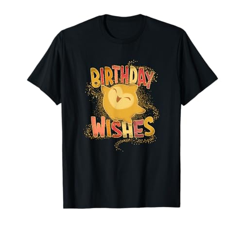 Disney Wish Star Birthday Wishes Magical Vintage Portrait T-Shirt