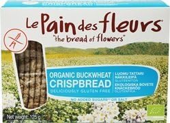 Le Pain des FleursBuckwheat Crispbread No Added Sugar Or Salt 125G by Le Pain Des Fleurs