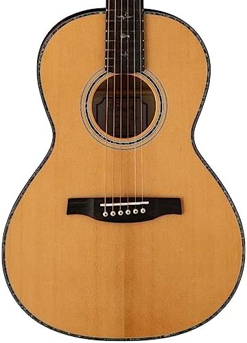 Miniatura 9 de PRS SE P50E Parlor - Guitarra acústica y eléctrica, color negro y dorado