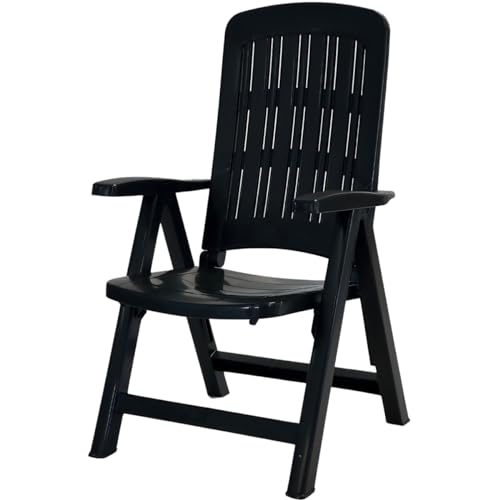 Tomaino -Gartenstuhl Klappbar aus Kunststoff - gartensessel wetterfest...