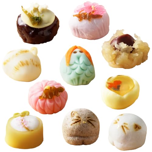 戸田風月堂 季節の上生菓子 10個 和菓子 猫 NEKO-NO-EN(ねこのえん),季節の上生菓子10ヶ入セット 京都府 京丹後市 和菓子 かわいい 贈答にも