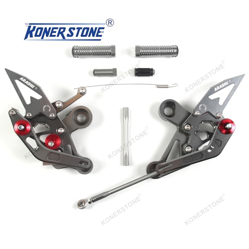 Commandes reculées MT09 anti glisse repose-pieds gris FZ09