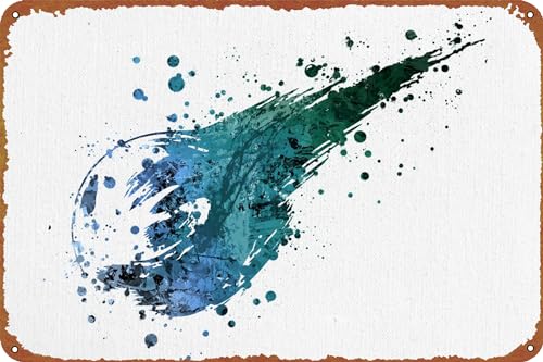 FF7 �����h�X�P�[�v �I���G���e�[�V���� �J�t�F �o�[ �z�[�� �E�H�[���A�[�g ���� �|�X�^�[ ���g�� ���B���e�[�W ���^�� �u���L�Ŕ� 8x12�C���`