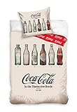  PHU Carbotex Coca-Cola Wende-Bettwäsche 135x200 Baumwolle Fanartikel Cola-Flasche Coke