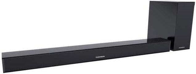 Thomson SB260IBT Soundbar Side Panel with Controls and Ports