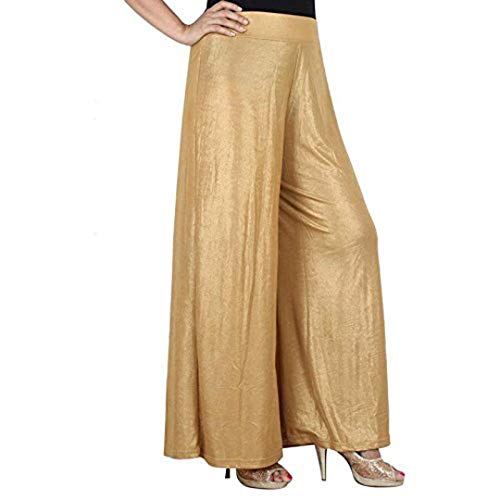 Image of DREAM & DZIRE Shimmer Palazzo for Women in Plus and Small Size.