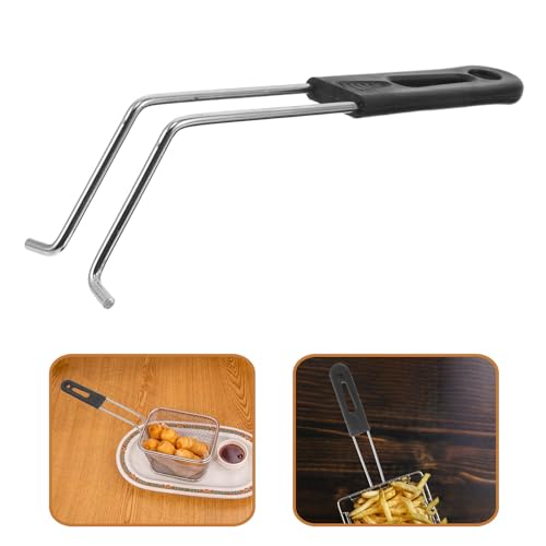 MAGICLULU 2 unidades de Manija de Repuesto para Cesta de Freidora y Anillos de Omelette, 9.45 Pulgadas, Acero Inoxidable Ergonómico con Textura Antideslizante, Mayor Durabilidad para Uso Prolongado miniatura 7