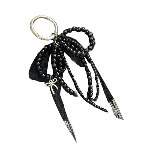 チャームボウノットホルダースタイリッシュバッグアクセサリースタイリッシュな財布装飾日常のためのユニークなアクセサリーエレガントなチェーン