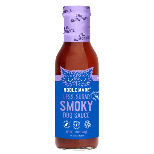 Noble Made By The New Primal Smoky Bbq Cooking & Dipping Sauce, Whole30 Approved, Paleo, Certified Gluten Free, Dairy And Soy Free, Vegan, Keto, 13 Oz Glass Bottle (1 Count) #TOP12