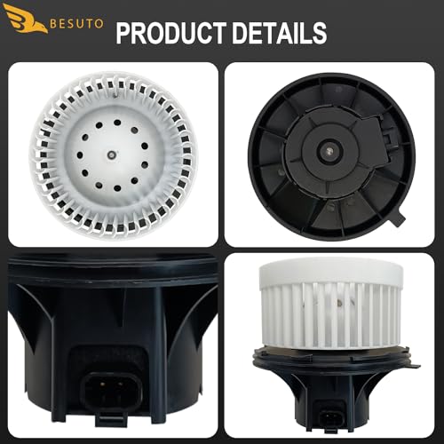 Image of Besuto PM2728 HVAC Heater Blower Motor Compatible with Cadillac & Chevrolet & GMC Vehicles,for 2002-2006 Escalade EXT /ESV,for Silverado 1500 2500 3500,for Suburban,for Tahoe,for Sierra,for Yukon