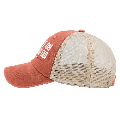 Image of Put It On My Husbands Tab Hat for Mens Funny Ball Cap Men AllBlack Ball Cap Vintage Unique Gifts for Cooks