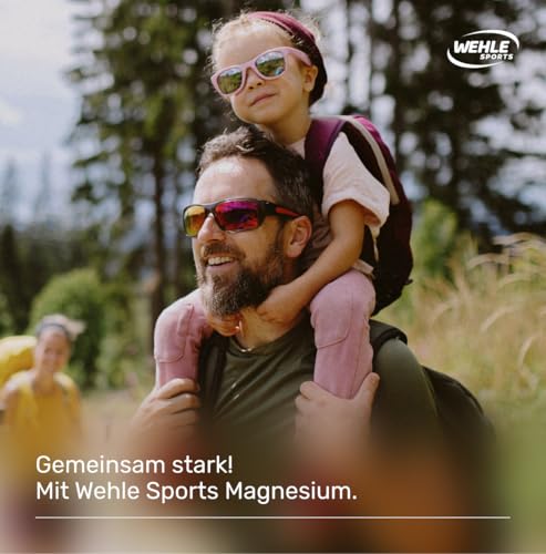 Magnesium 400mg Kapseln hochdosiert - 365 Stück (1 Jahr) 667mg je Kapsel, davon 400mg elementares Magnesium I Vegan - Wehle Sports - Verpackung kann variieren