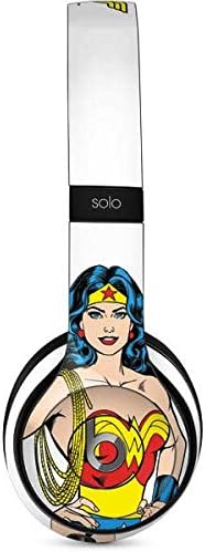 Skinit Decal Audio Skin Compatible with Beats Solo 2 Wired - Officially Licensed Warner Bros Wonder Woman Design