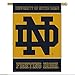 BSI PRODUCTS, INC. - Notre Dame 2-Sided 28" x 40" Banner with Pole Sleeve - ND Football, Basketball & Baseball Pride - High Durability - Designed for Indoors & Outdoors - Great Gift Idea - Notre Dame