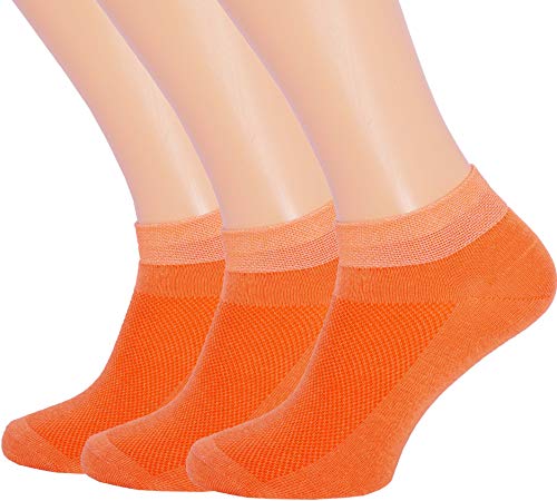 Image of RONDO 3 Pack Thin Ankle Socks - Unisex Ultra Thin Breathable Athletic Socks - Low Cut Running Ankle Socks - Thin Cotton Socks