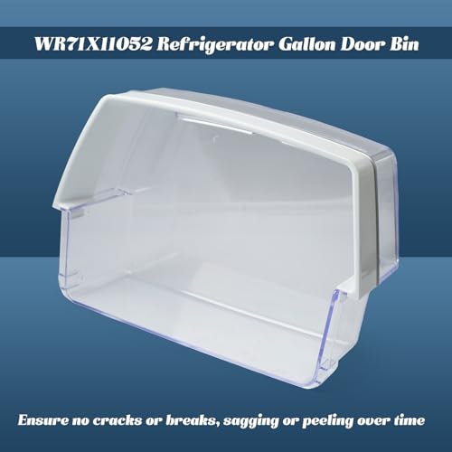 Upgraded WR71X11052 Refrigerator Gallon Door Bin for Right Side Replacement for GE DFE28JSKFSS GFE26GMKFES GFE28GYNJFS GWE23GYNHFS, Fridge Drawer Shelf Replace 2692216 239D2487 AP5669350 PS6883671 by Esttlamer - Used condition - Image 7