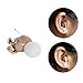 Mini Sound Amplifier，Hearing Ampilifier，Noise Reduction, Enhanced Speech, Easy to Hide and Comfortable to wear, for Adults and Seniors Left and Right Ears (3-Year Warranty)