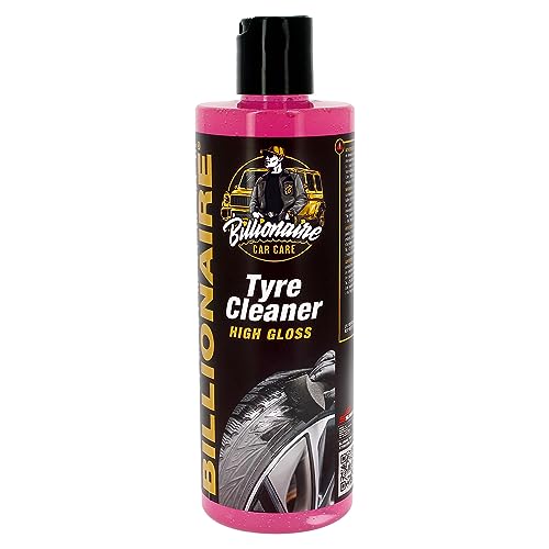 S SUMEX Billionaire Tyre Cleaner High Gloss Limpia Neumático Alto Brillo Gel Recuperador y Abrillantador de Neumáticos Protege Mantiene y Nutre la Elasticidad del Caucho Aroma a Gominolas 500ml