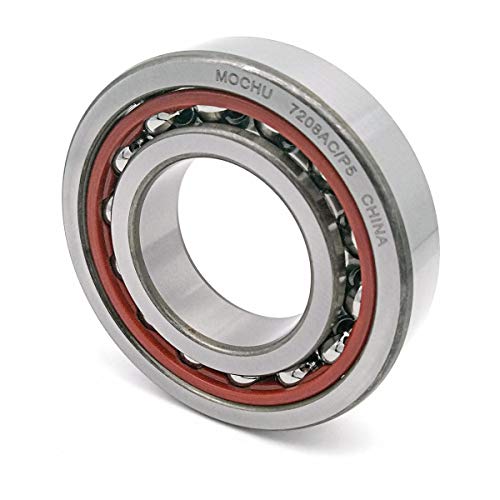 MOCHU 7208 7208AC/P5 7208AC 40X80X18 Angular Contact Ball Bearing, ABEC-5, 25° Contact Angle, Metric, 40mm ID, 80mm OD, 18mm Width, Single Row, Open