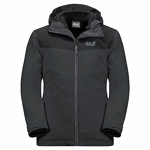 Jack Wolfskin Unisex Kinder SNOWFROST 3IN1 JACKET K 3-in-1-Jacke, phantom,...