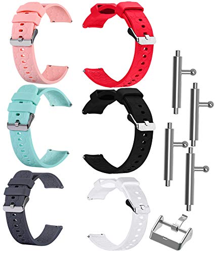 Paquete de 6 correas de silicona para reloj inteligente DXPICR Y20 GT miniatura 2