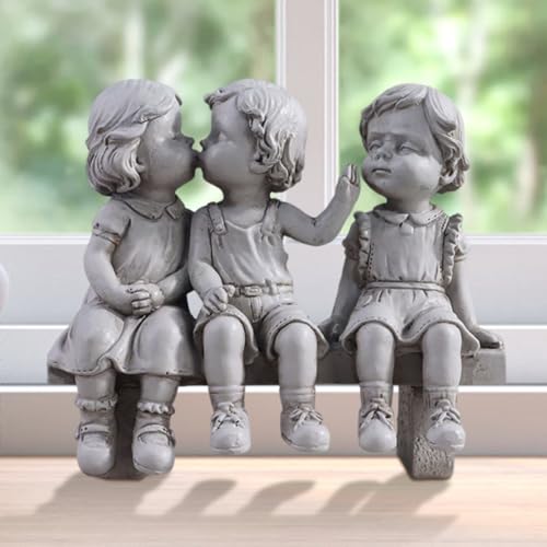Statue d'extérieur First Kiss résistante aux intempéries pour une décoration durable - 4
