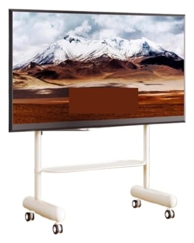 Soporte móvil para TV ajustable en altura y con ruedas miniatura 1