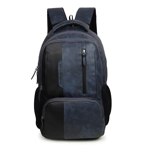 HOT SHOT BAGS VINTAGE SERIES 1396 32L FAUX LEATHER WATER RESISTANT Trolly sleeve LAPTOP BACKPACK