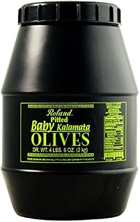 Roland Olives, Pitted Baby Kalamata, 2 kg (packaging may vary)