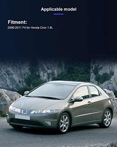 Eccpp A/C Compressor With Clutch 2006-2011 Fit For Honda Civic 1.8L Co 4918Ac Ac Compressor #TOP5