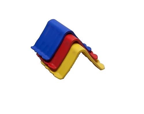 North Mountain Supply Agarre de silicona para cocina, paquete de 6, fácil de agarrar ollas calientes, sartenes, bandejas y más