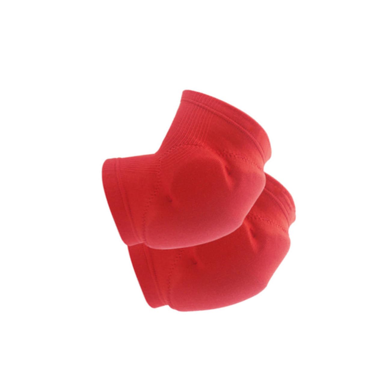 CLISPEED 1 Pair Collision Thicken Sponge Pads Breathable Leg for Basketball Football and Sports Activities Comfortable Lightweight Adult Brace Red