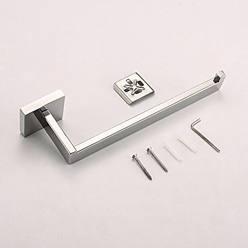 Nokozan 84302 Batrhoom Towel Ring Wall Mouted, Stainless Steel Polished