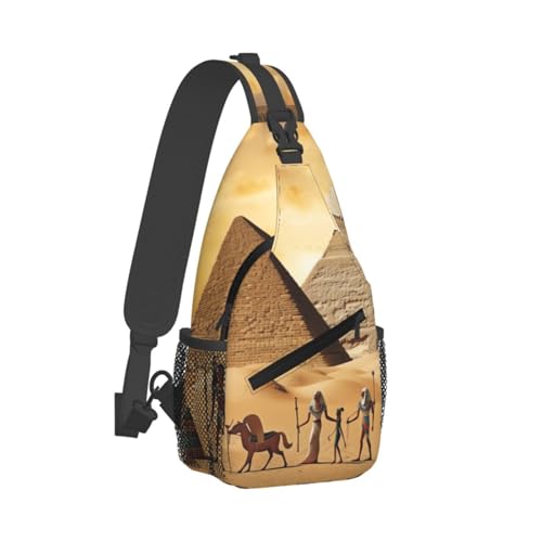 Bolso cruzado Ancient Egypt para hombre y mujer miniatura 2