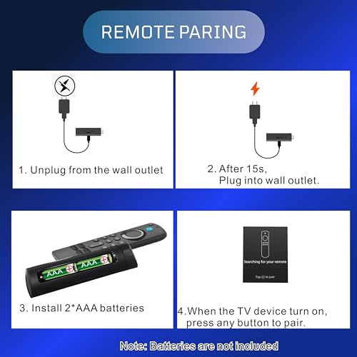 Image of Replacement for Fire Stick Remote, Fire TV Stick Remote Select /Plus /Max /HD