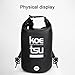 Waterproof Paddle Board Bag Shoulder Bag Barrel Bag Standup Paddleboard Storage Bag 15L Large acity Foldable Surfboard Storage Bag