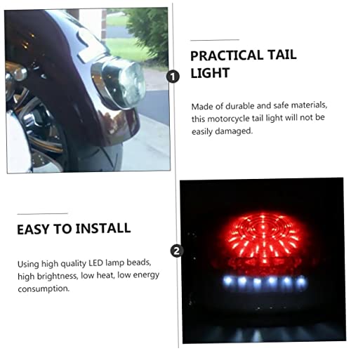 GALPADA Luz Traseira Da Motocicleta Suprimentos Off-Road Abs