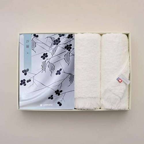 沙羅(さら) ギフトカタログ 萩(はぎ)コース+今治フェイスタオルセット (包装済み/雲竜グレー)