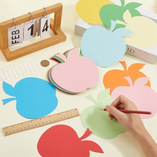 SOFPLATE 8 conjuntos de 72 peças de recortes de papel de frutas de 15 cm recortes de papel sortidos