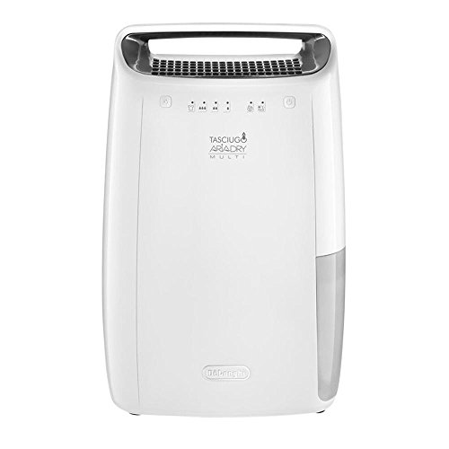 De'Longhi DEX14 Deumidificatore Multifunzione, 14 l/24h, Bianco