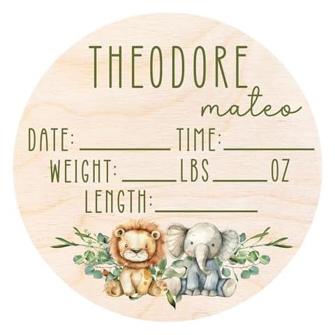 Yippee Daisy Hello World Birth Stats Sign Cover